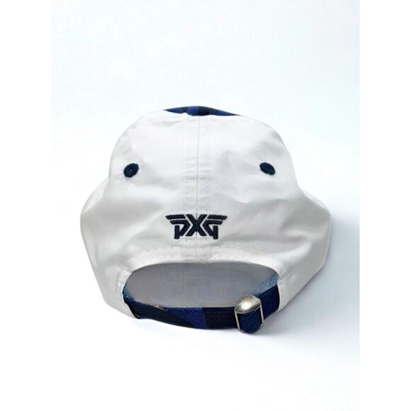 PXG Stars & Stripes New Era 9Twenty Adjustable Cap Navy Camo White EUC - Picture 5 of 10